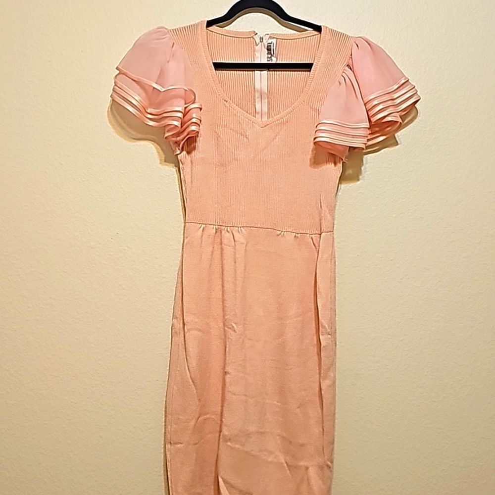 - St. John vintage Santana knit dress size small.